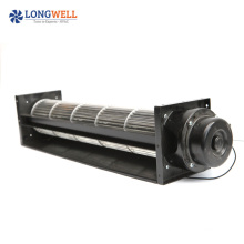 110mm AC 220v 115V ventilation cooling cross flow fan blower for oven heating ,conventor ,air curtain ,ventilation system